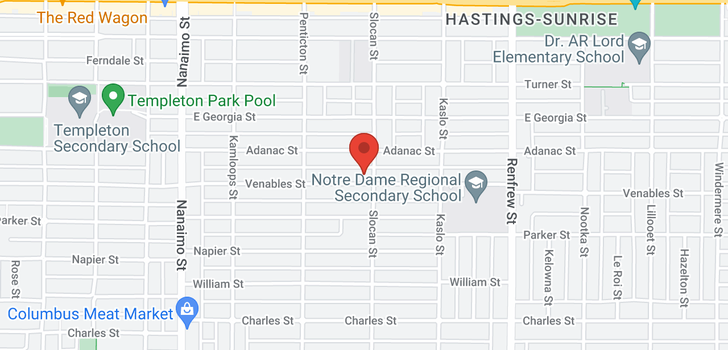 map of 2693 VENABLES STREET